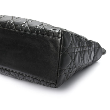 Christian Dior Lambskin Cannage Medium Lady Dior Black 8 of 9