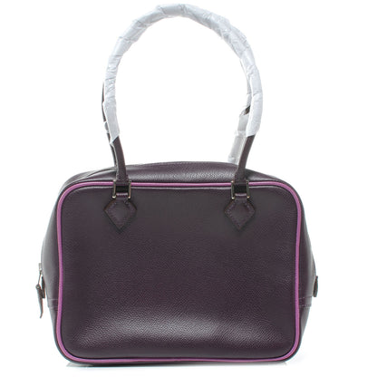 Hermes Epsom Bi-Color Mini Plume Raisin Cyclamen 1 of 6