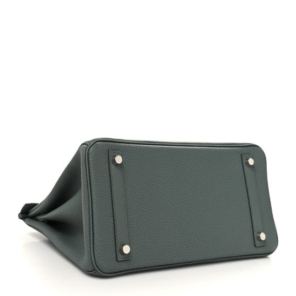 Hermes Togo Birkin 30 Vert Amande 4 of 13