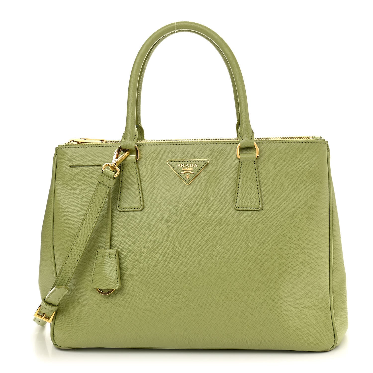 Prada Saffiano Medium Double Zip Galleria Tote Prato 1 of 19