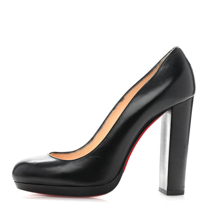Christian Louboutin Kid Leather Grapi 120 Platform Pumps 39 Black 1 of 9