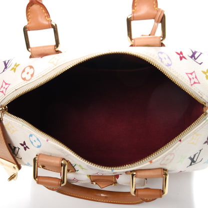 Louis Vuitton Monogram Multicolor Speedy 30 White 5 of 8