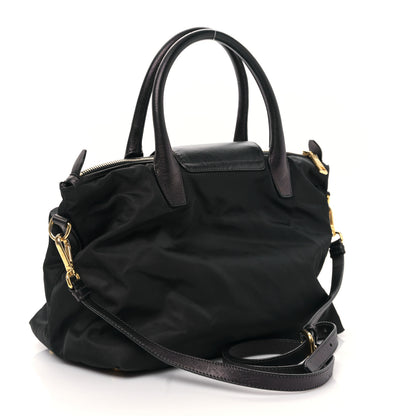 Prada Saffiano Tessuto Nylon Tote Black 3 of 8