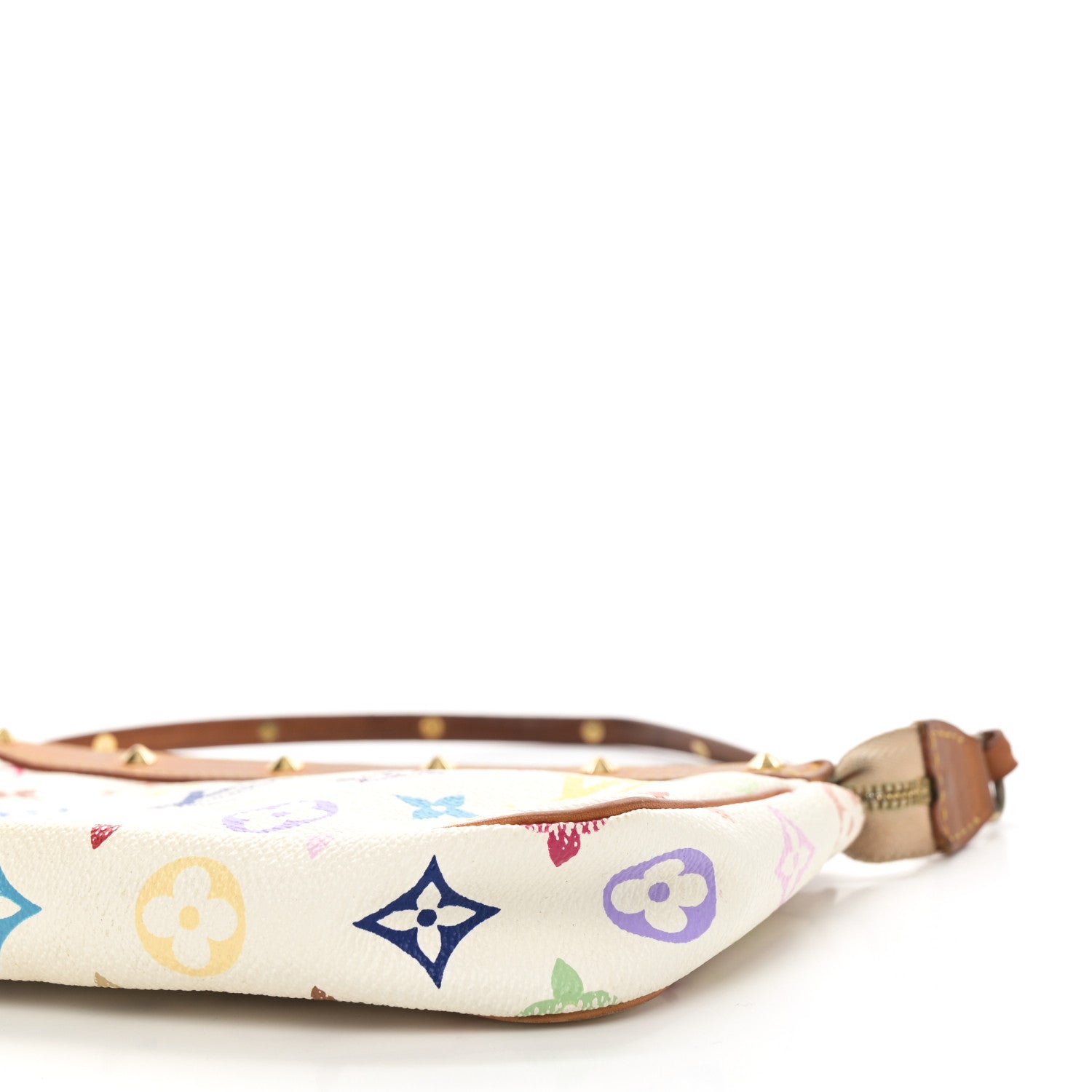 Louis Vuitton Monogram Multicolor Pochette Accessories White 9 of 9