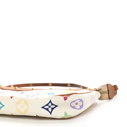Louis Vuitton Monogram Multicolor Pochette Accessories White 9 of 9