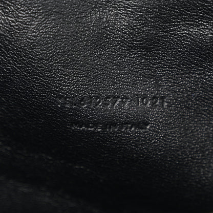Saint Laurent Grain De Poudre Matelasse Monogram Mini Lou Camera Bag Black 7 of 10