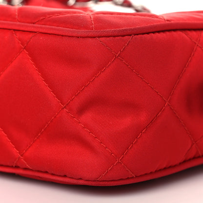 Prada Nylon Tessuto Impuntu Quilted Crossbody Bag Rosso 10 of 10