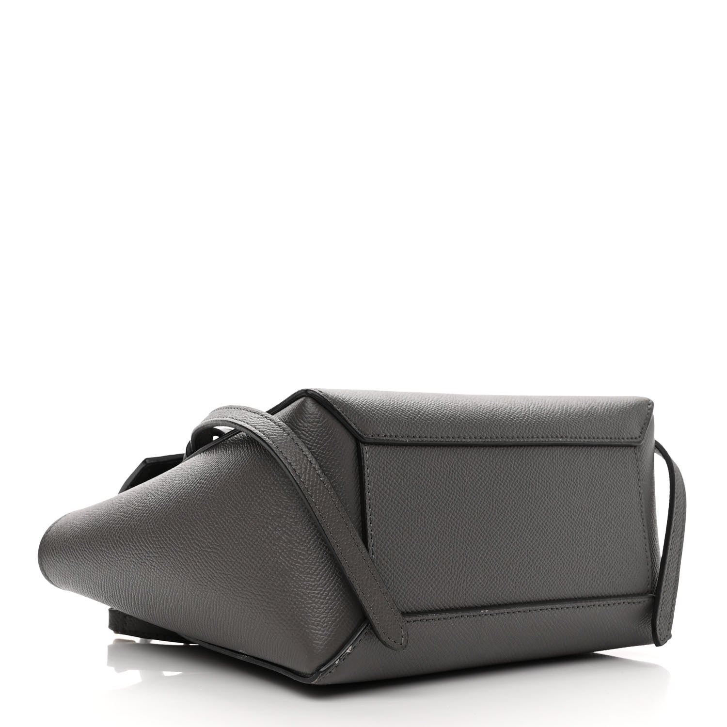 Celine Grained Calfskin Nano Belt Bag Grey 3 of 13