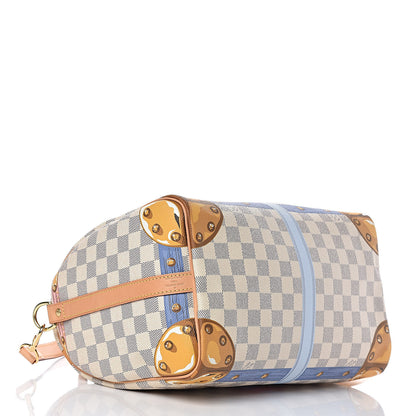 Louis Vuitton Damier Azur Summer Trunks Speedy Bandouliere 30 4 of 12
