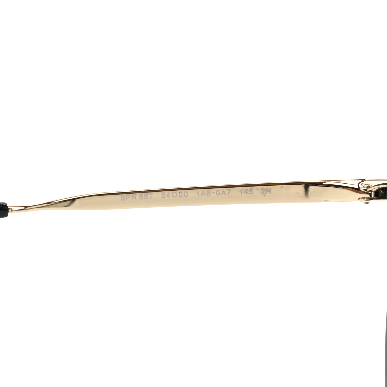 Prada Horn Metal Cinema Sunglasses SPR66T Black 6 of 9