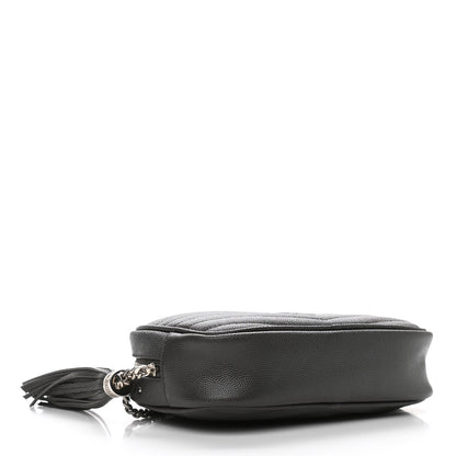 Saint Laurent Grain De Poudre Matelasse Monogram Mini Lou Camera Bag Asphalt 4 of 11