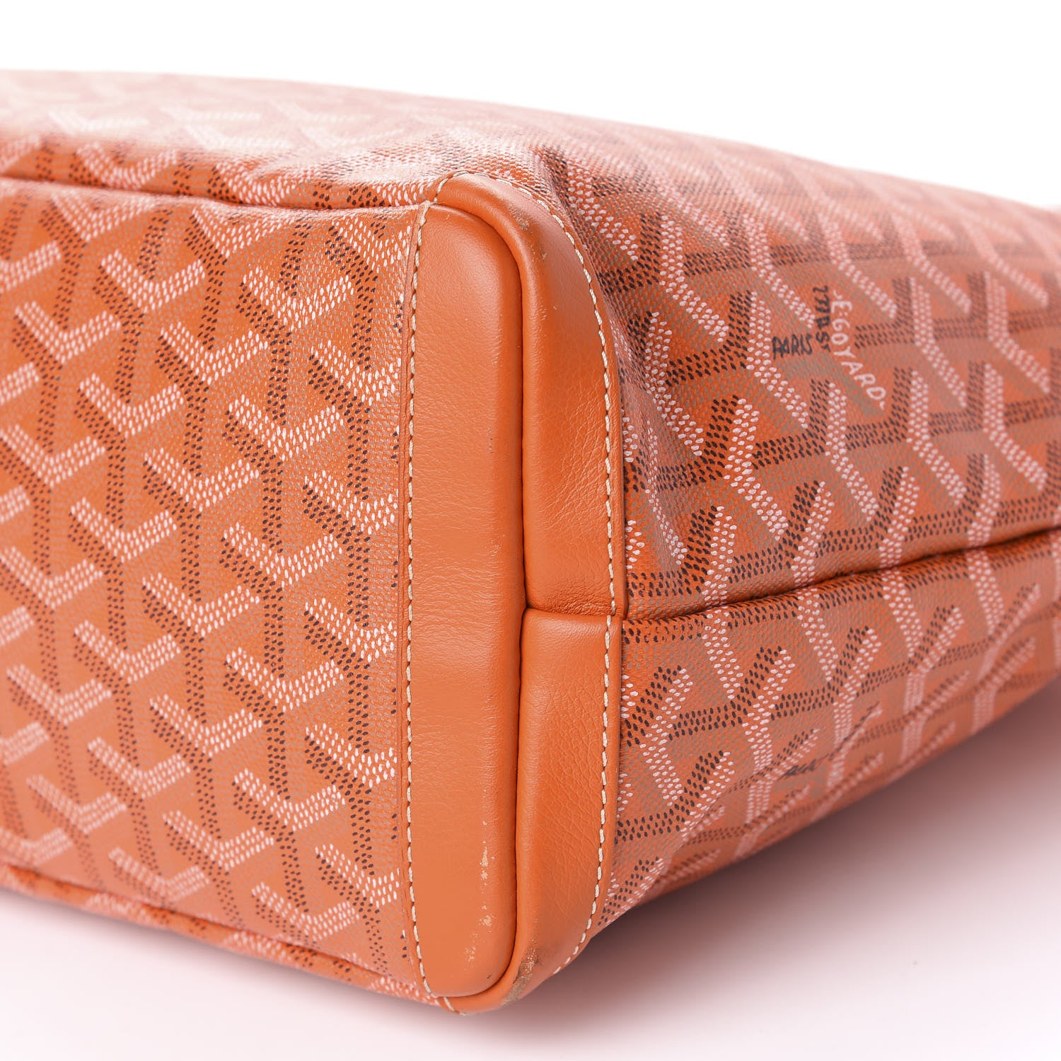 Goyard Goyardine Artois PM Orange 7 of 11