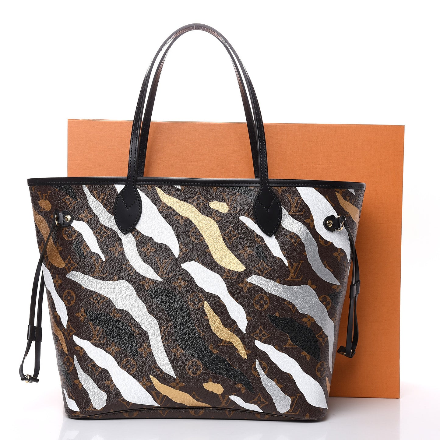 X LOL Monogram Neverfull MM Gold Silver