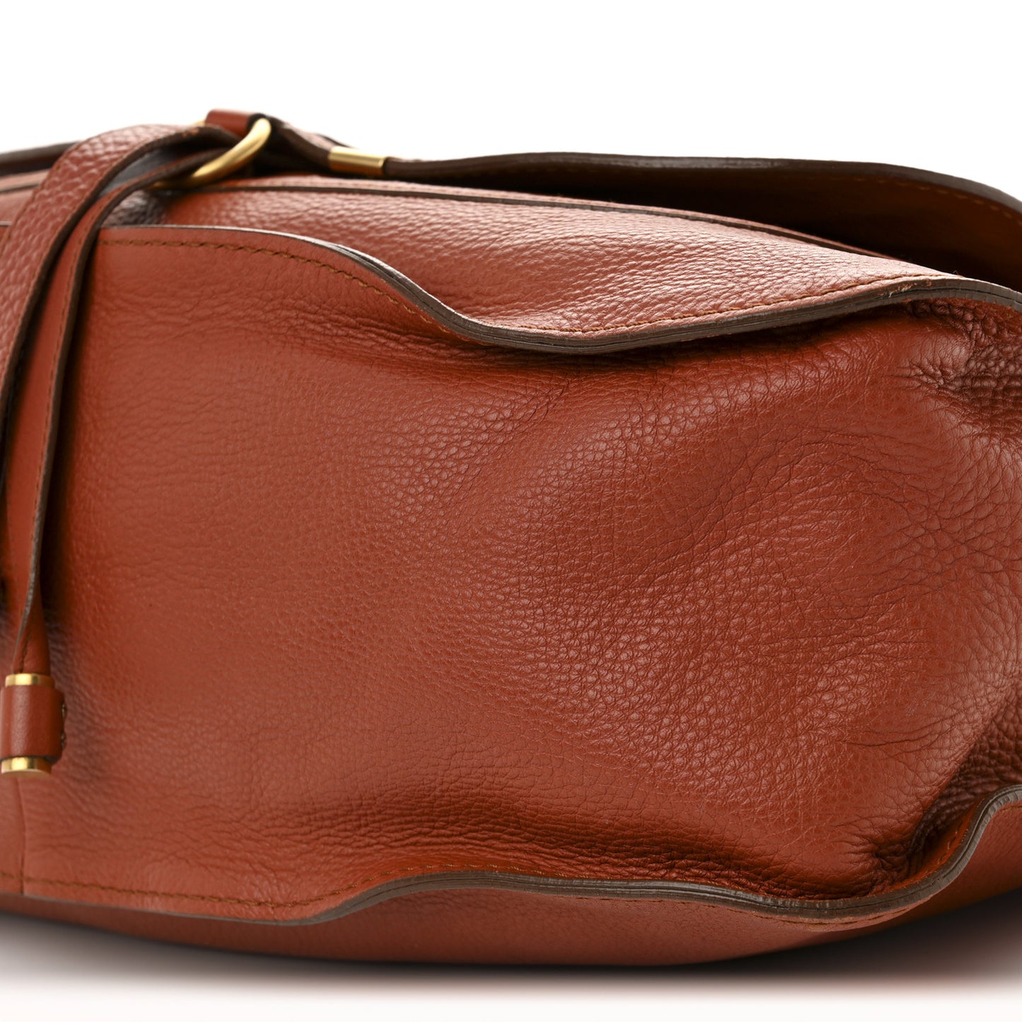 Calfskin Large Marcie Satchel Maple Leaf