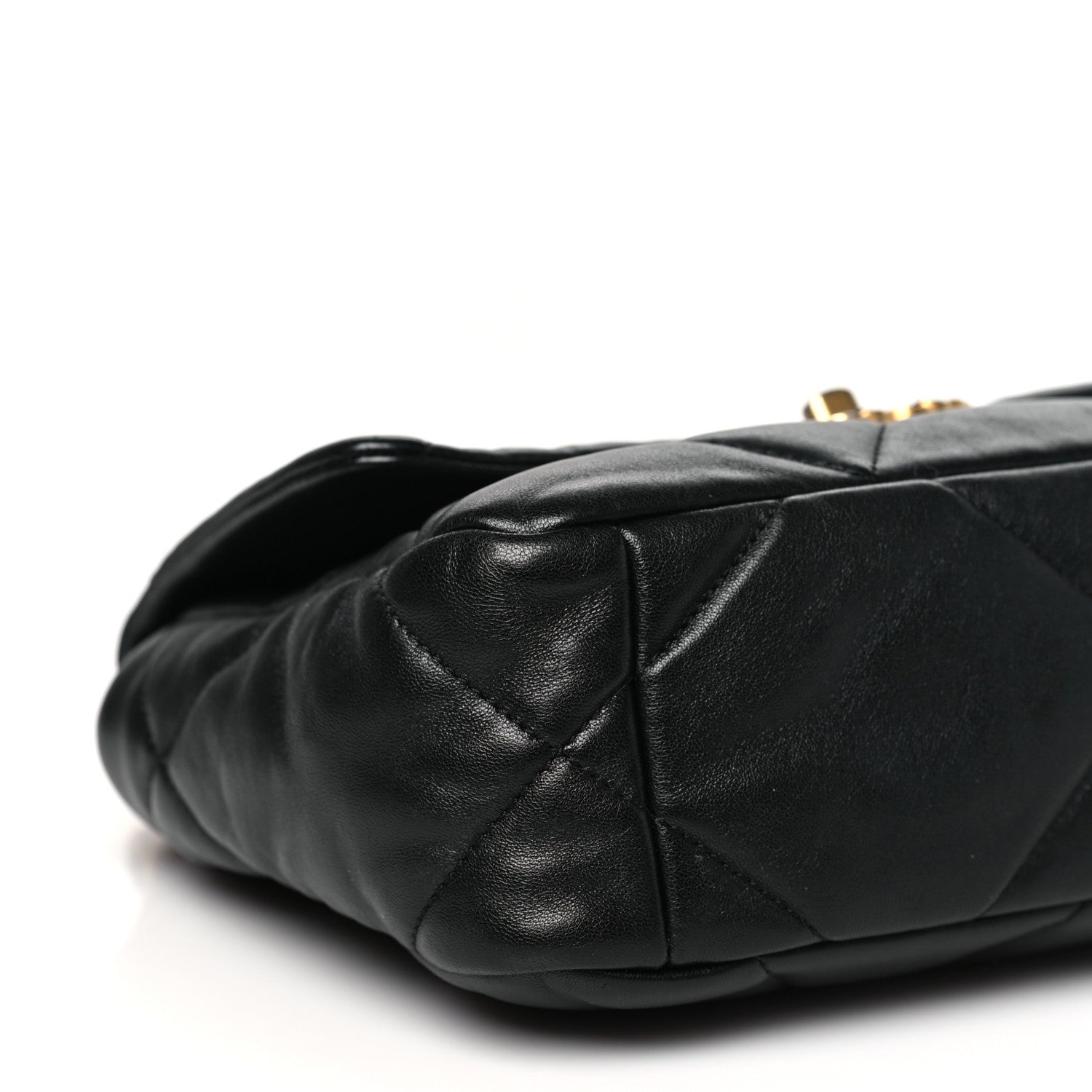 Chanel Lambskin Quilted Medium Chanel 19 Flap Black 9 of 10