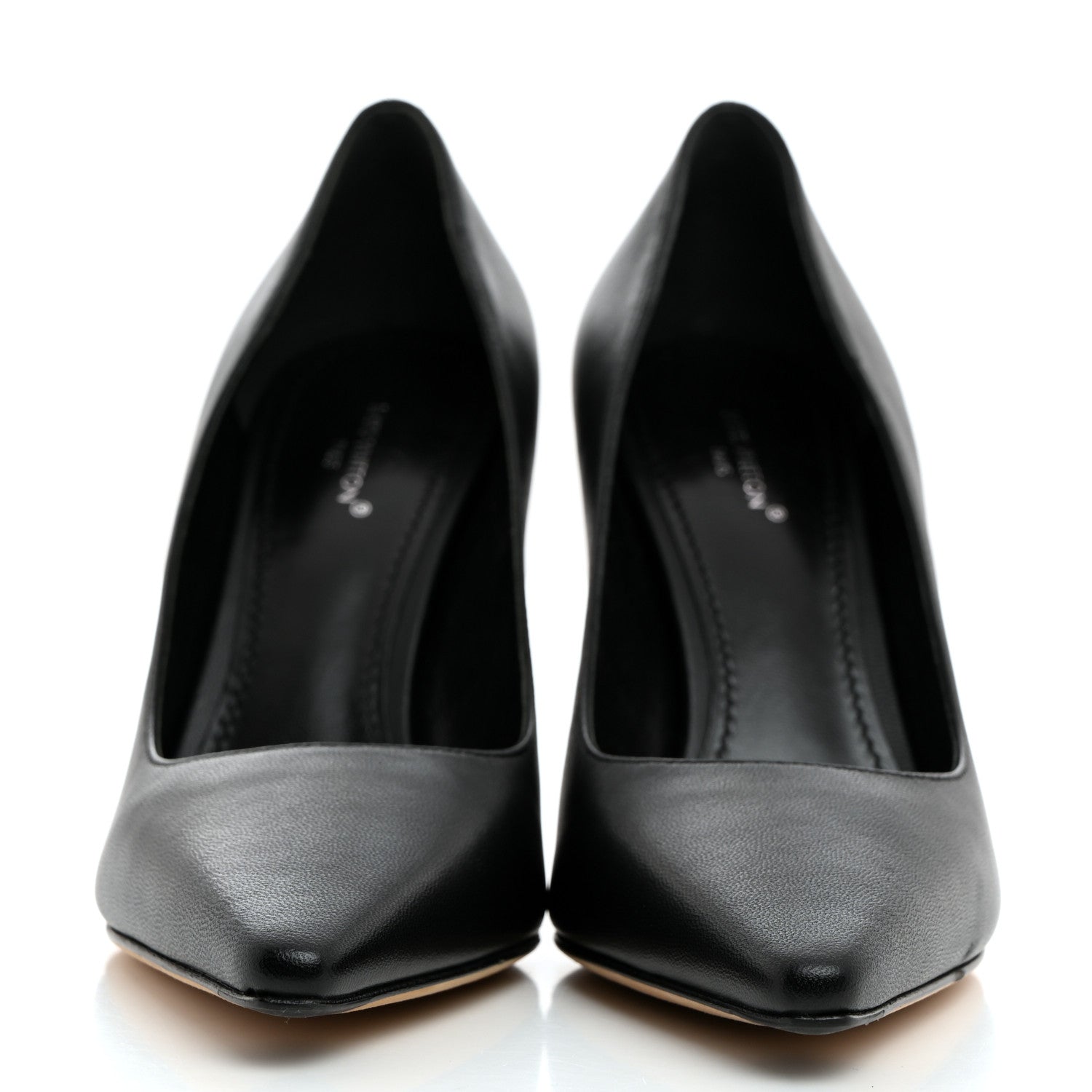 Louis Vuitton Lambskin Sparkle Pumps 36 Black 2 of 9