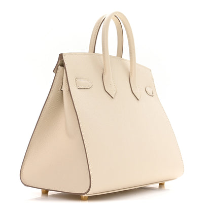 Hermes Epsom Birkin Sellier 25 Craie 2 of 10
