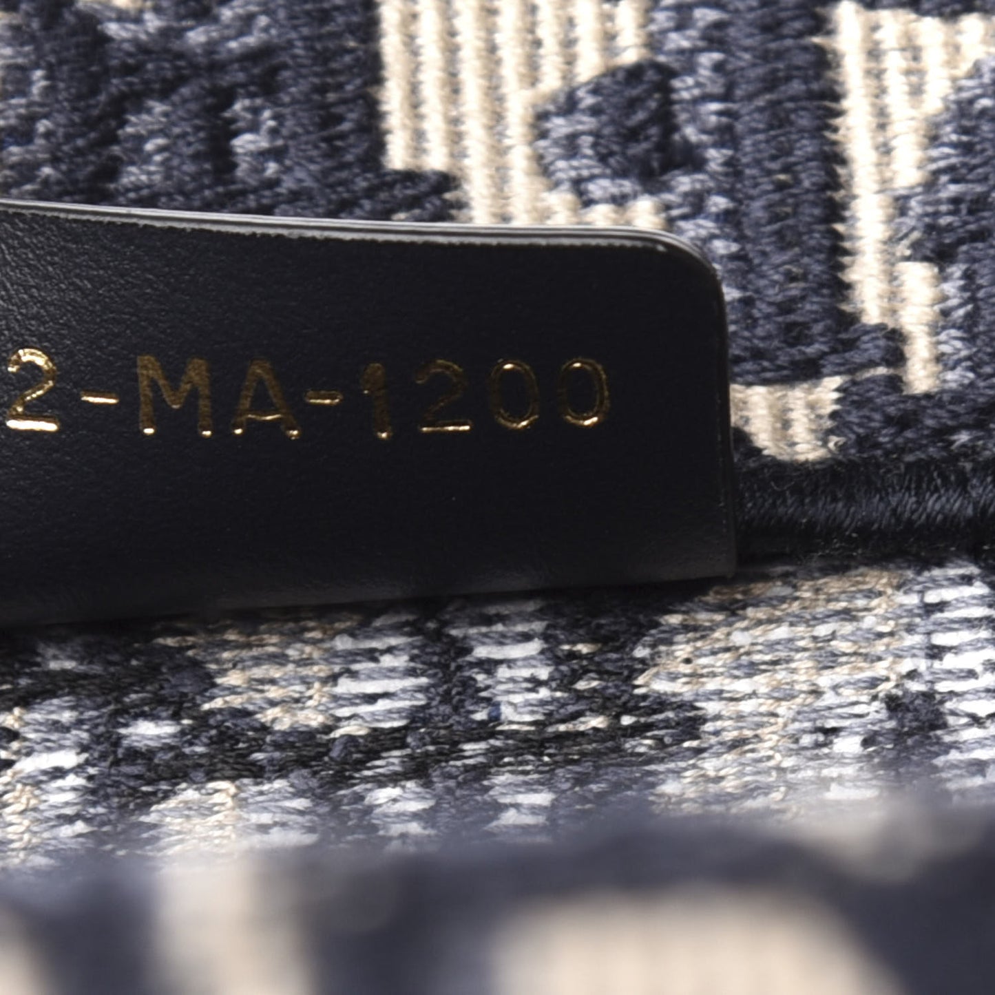 Oblique Book Tote Blue Multicolor