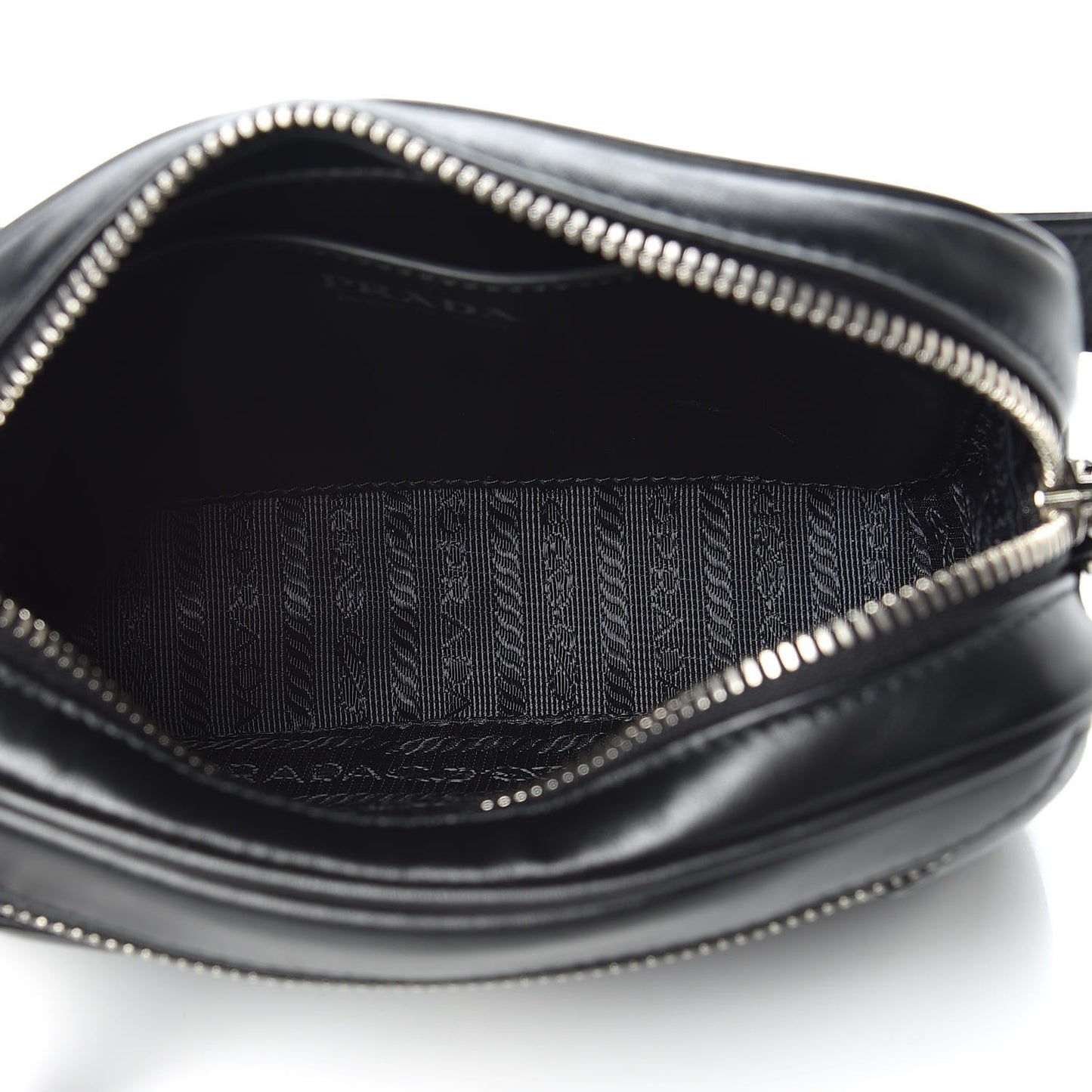 Soft Calfskin Impunture Diagramme Belt Bag Black