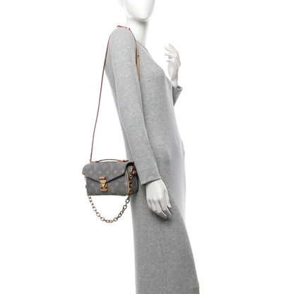 Louis Vuitton Monogram Pochette Metis East West Trianon Gray 2 of 9