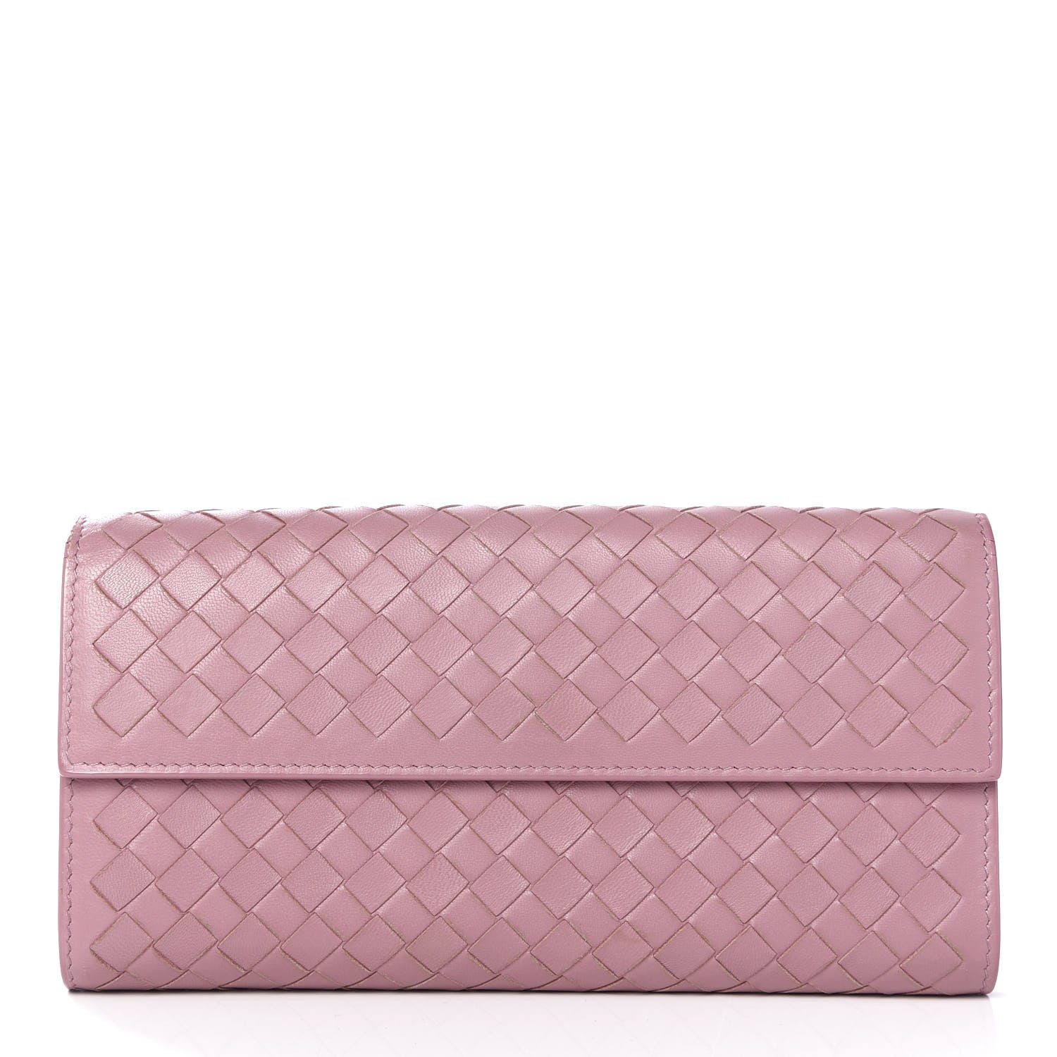 Bottega Veneta Nappa Intrecciato Flap Wallet Watteau 1 of 7