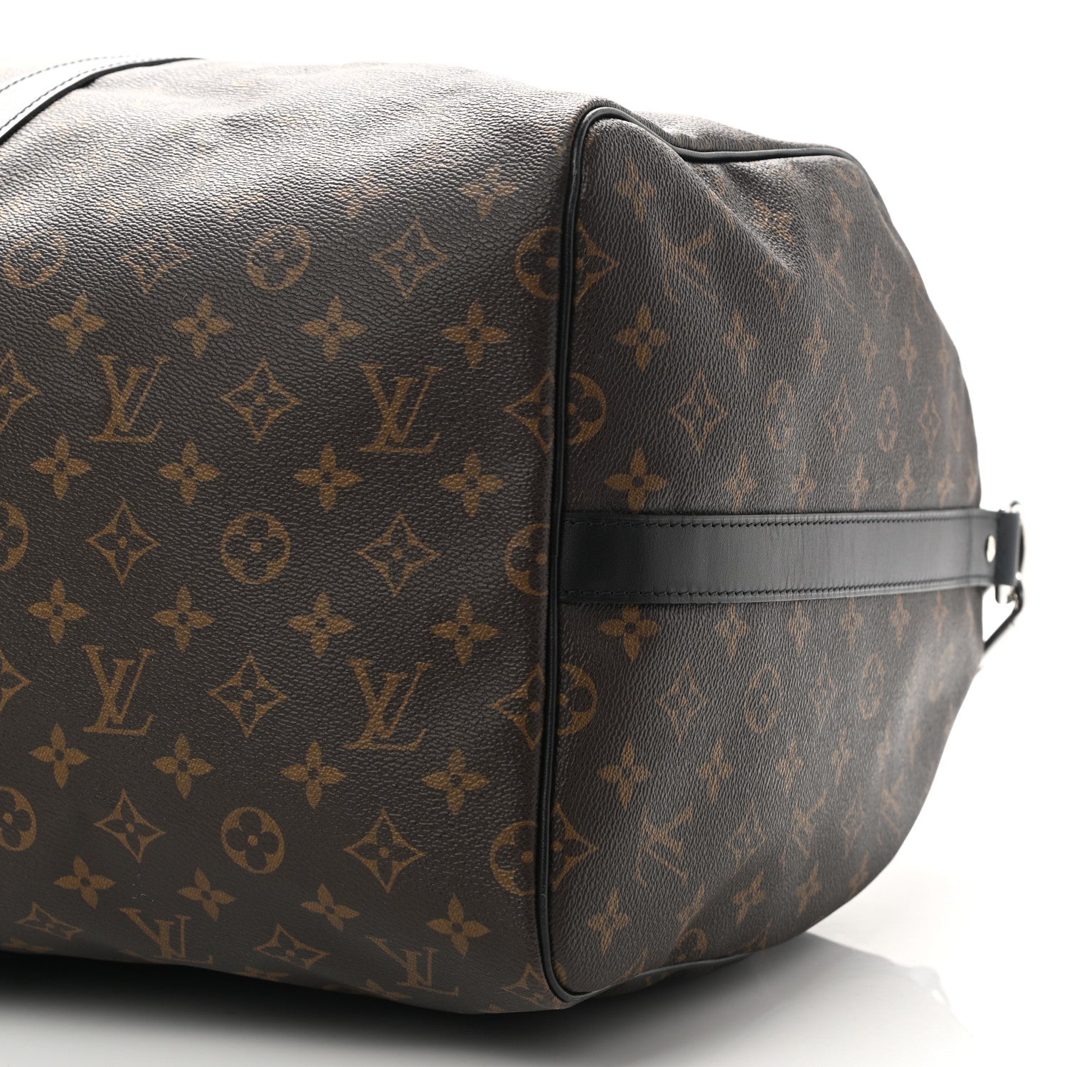 Louis Vuitton Monogram Macassar Keepall Bandouliere 55 10 of 11