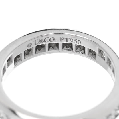 Tiffany Platinum Diamond 4mm Lucida Full Circle Band Ring 48 4.5 4 of 7
