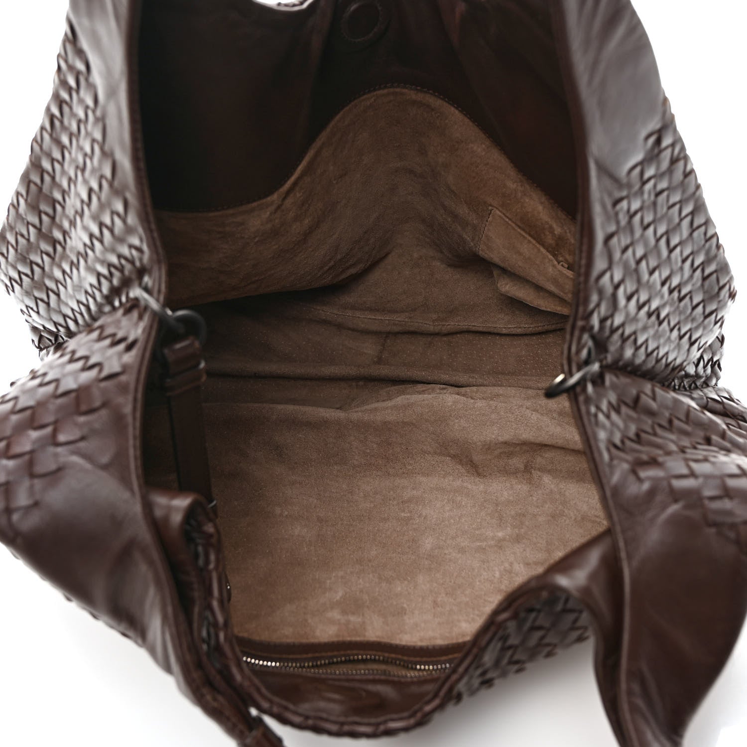 Bottega Veneta Nappa Intrecciato Medium Campana Hobo Ebano 5 of 10