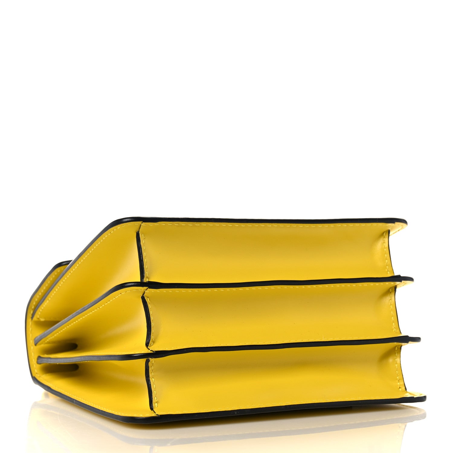 Bulgari Calfskin Serpenti Forever Top Handle Yellow 5 of 11