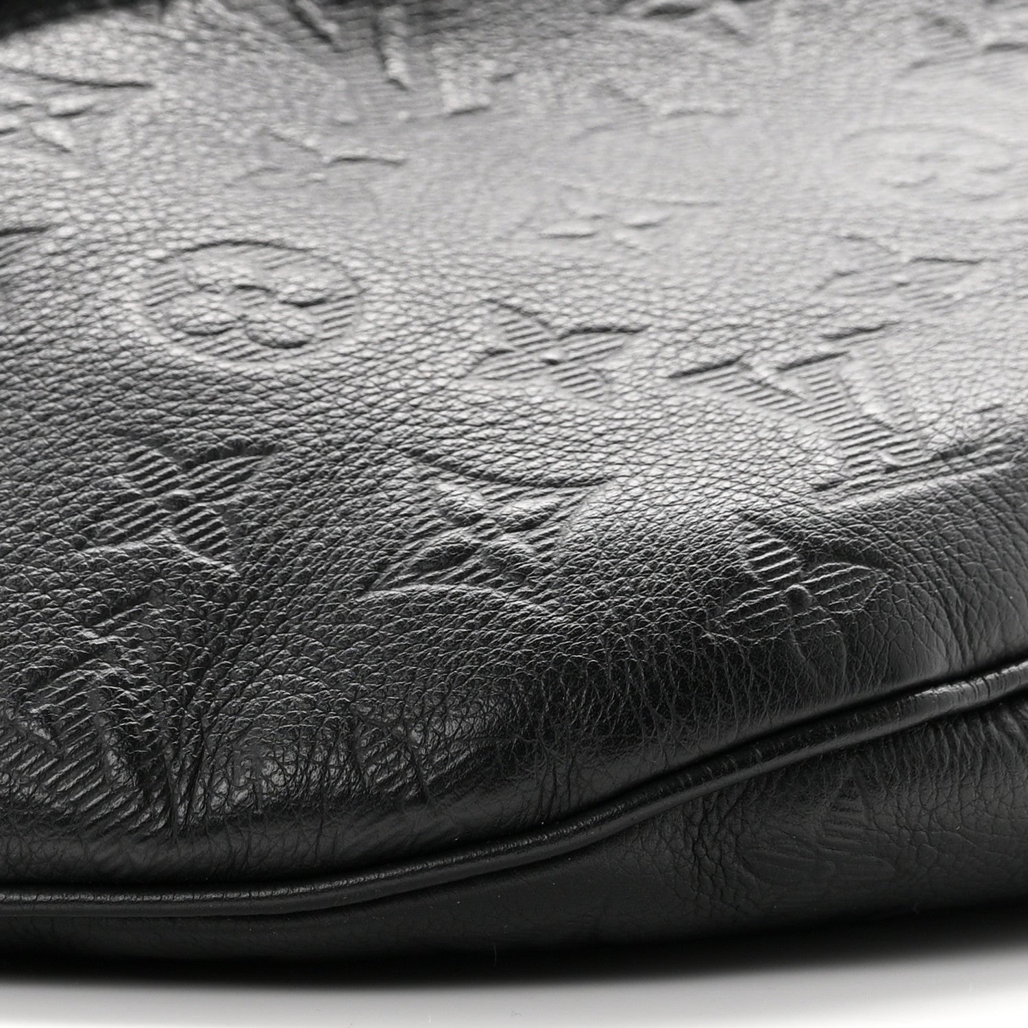 Louis Vuitton Calfskin Monogram Shadow Discovery Bumbag Black 7 of 8