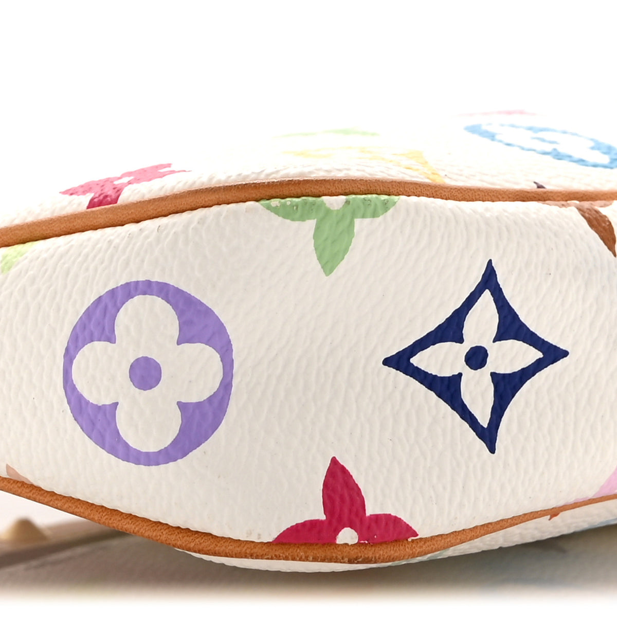 Louis Vuitton Monogram Multicolor Pochette Accessories White 9 of 10