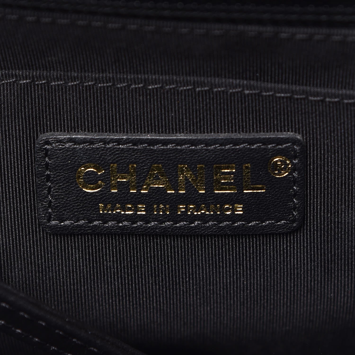 Chanel Aged Calfskin Chevron Quilted Backpack Black 6 of 7