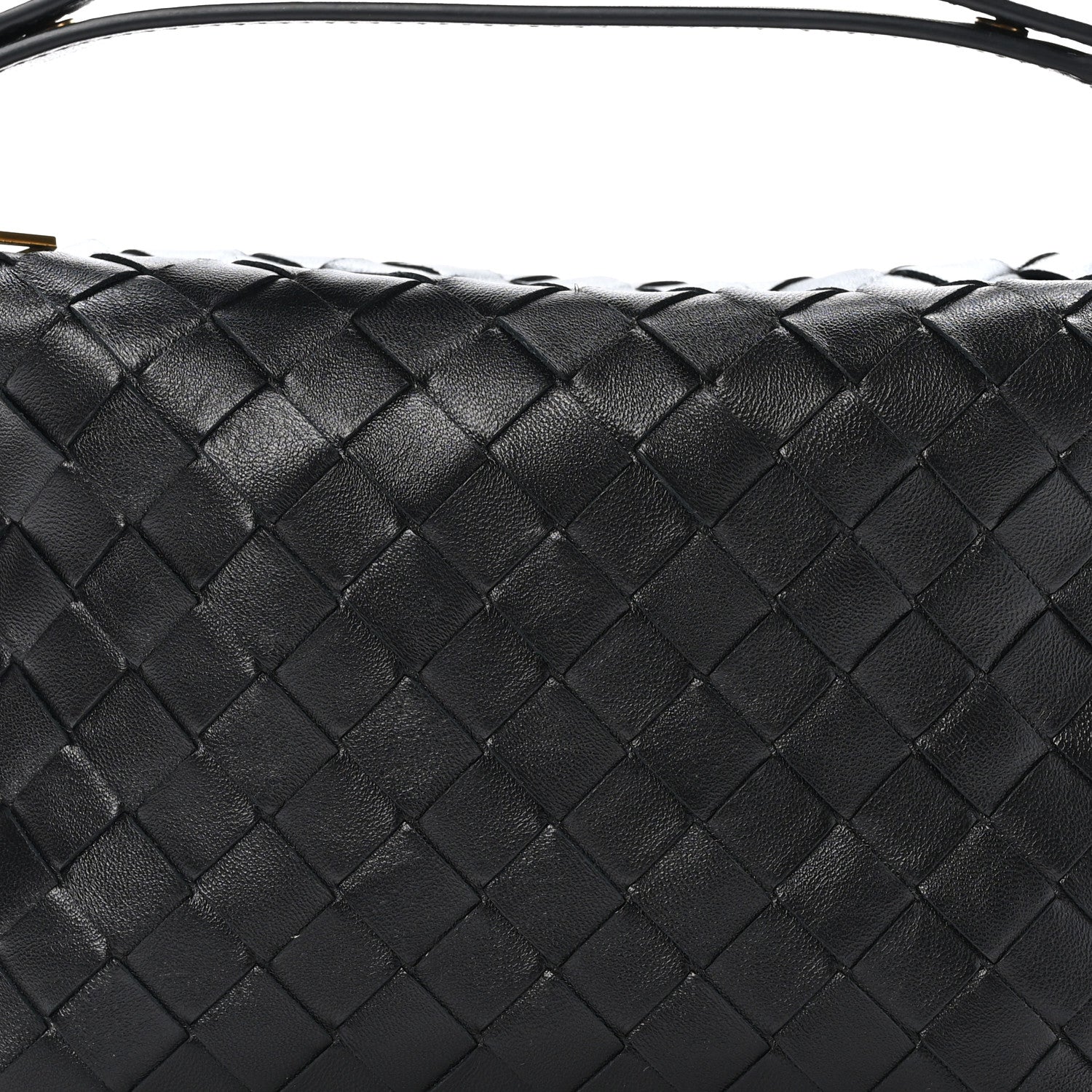 Bottega Veneta Calfskin Nappa Intrecciato Mini Wallace Black 9 of 11