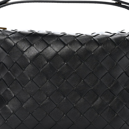 Bottega Veneta Calfskin Nappa Intrecciato Mini Wallace Black 9 of 11