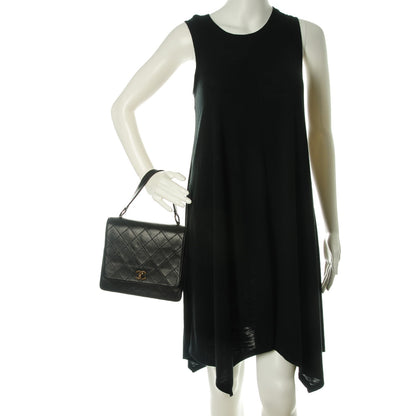 Chanel Lambskin Quilted Medium Kelly Flap Black 2 of 10