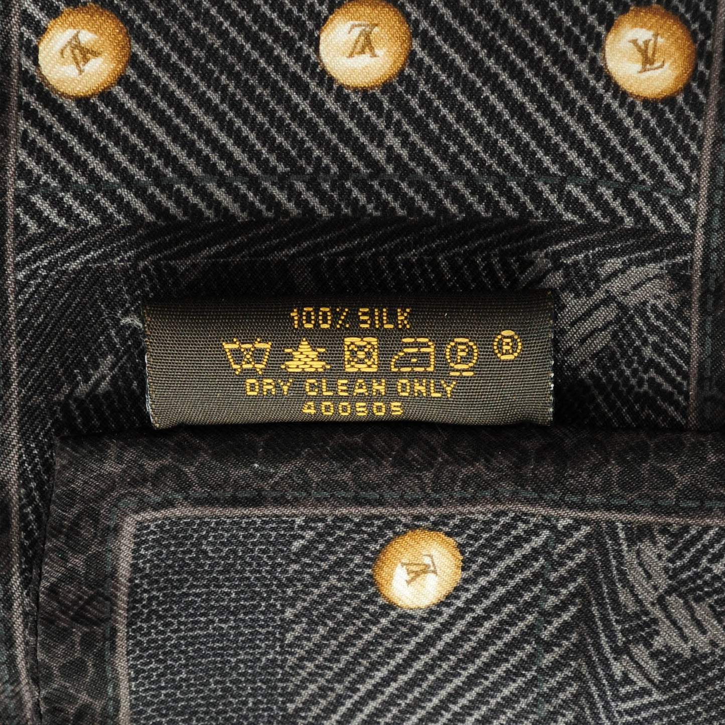 Silk Monogram New Denim Bandeau Black