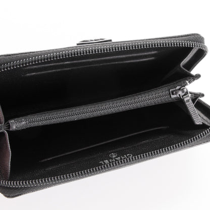 Chanel Caviar Quilted Small Boy Zip Around Wallet So Black 5 of 8
