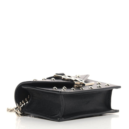 Saint Laurent Calfskin Monogram Studded Mini Candy Crossbody Black 4 of 11