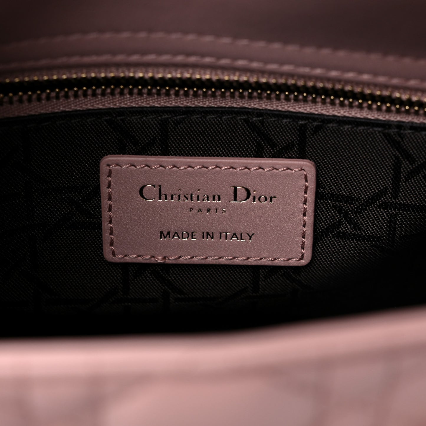 Lambskin Cannage Lady Dior Fard