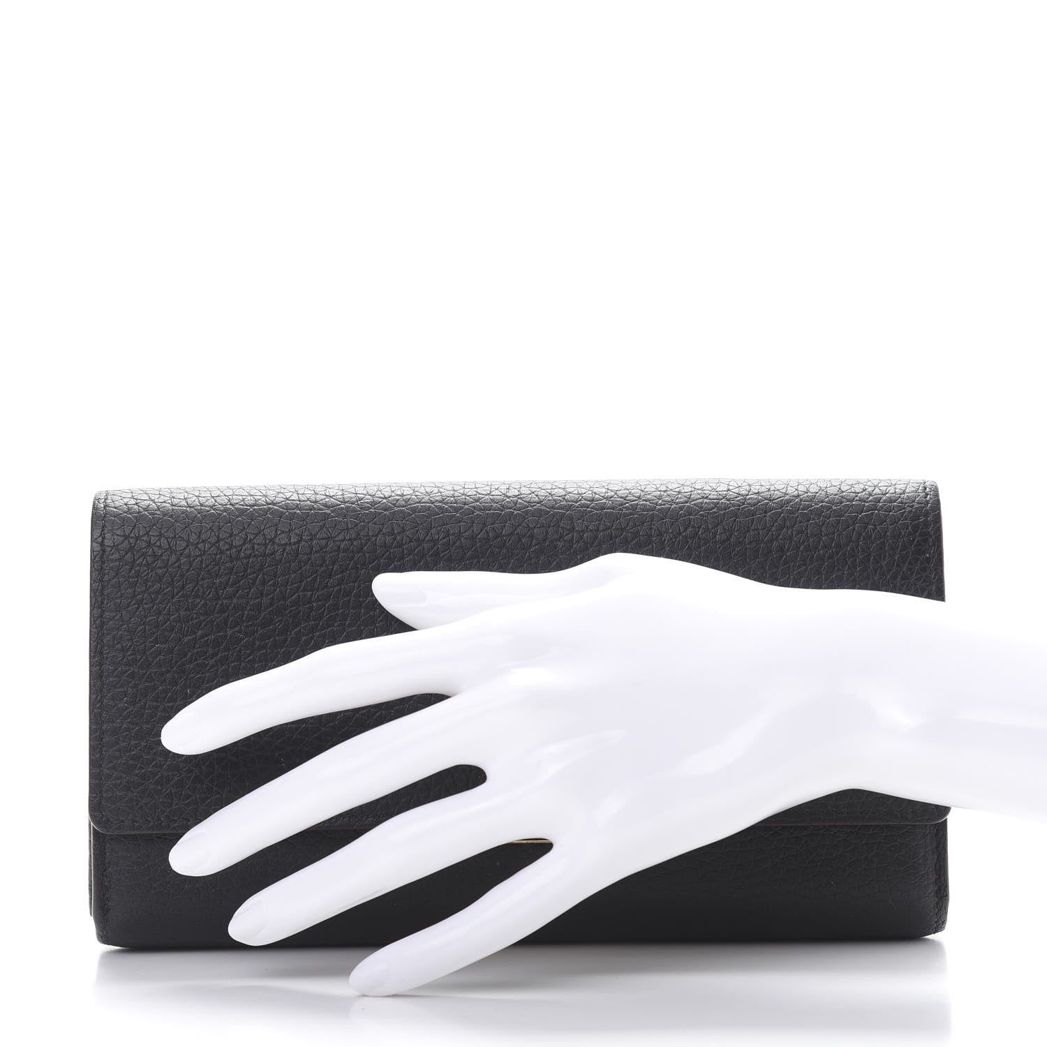 Louis Vuitton Taurillon Capucines Wallet Black 2 of 9