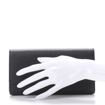 Louis Vuitton Taurillon Capucines Wallet Black 2 of 9