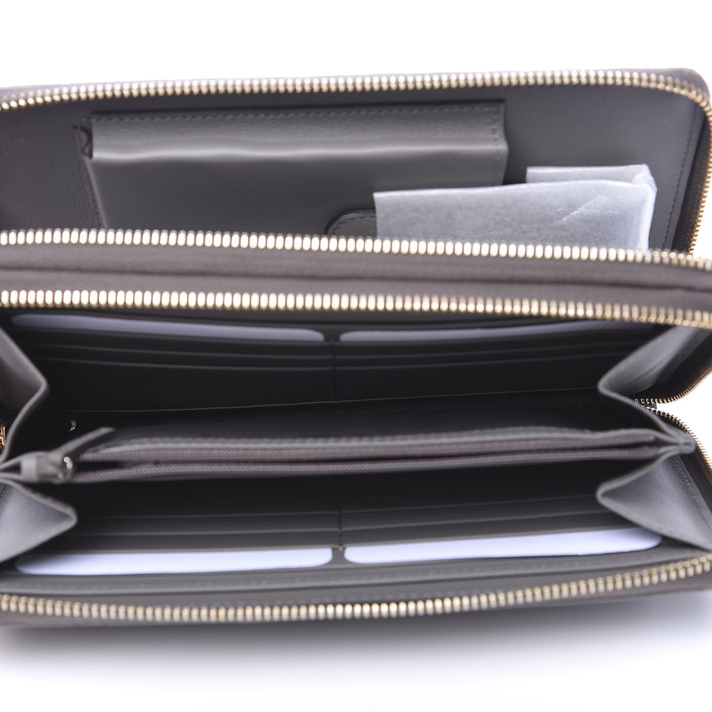 Soft Microguccissima Zip Around Top Handle Travel Wallet Loess