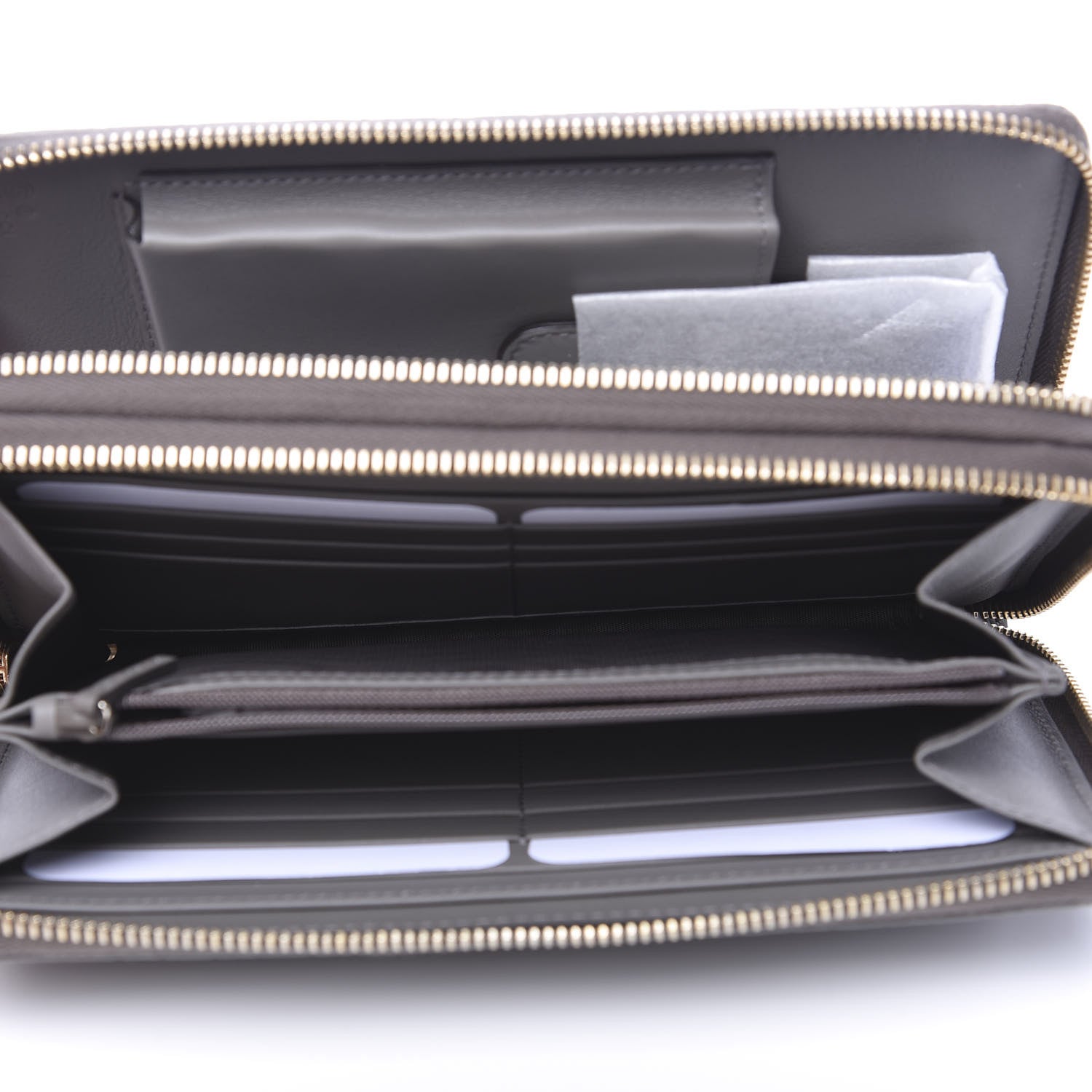 Gucci Soft Microguccissima Zip Around Top Handle Travel Wallet Loess 4 of 9