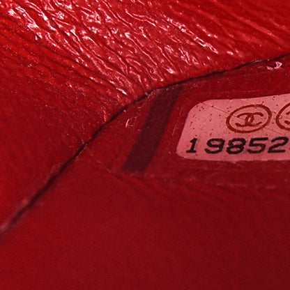 Chanel Lambskin Quilted Jumbo Double Flap Red 8 of 8