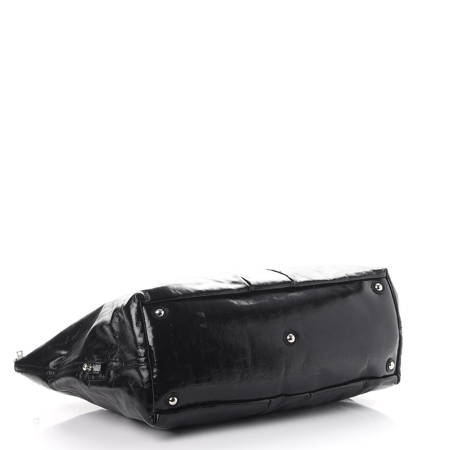 Patent Medium Easy Sac Y Tote Black