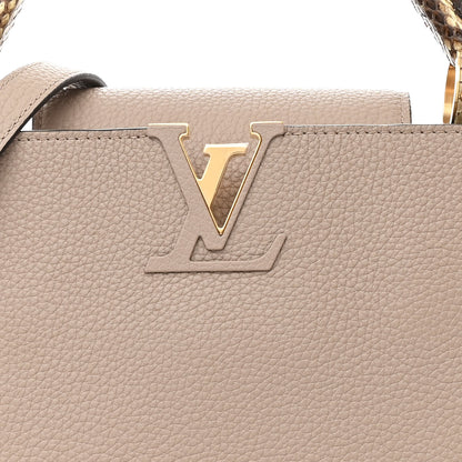 Louis Vuitton Taurillon Python Capucines MM Galet 8 of 10