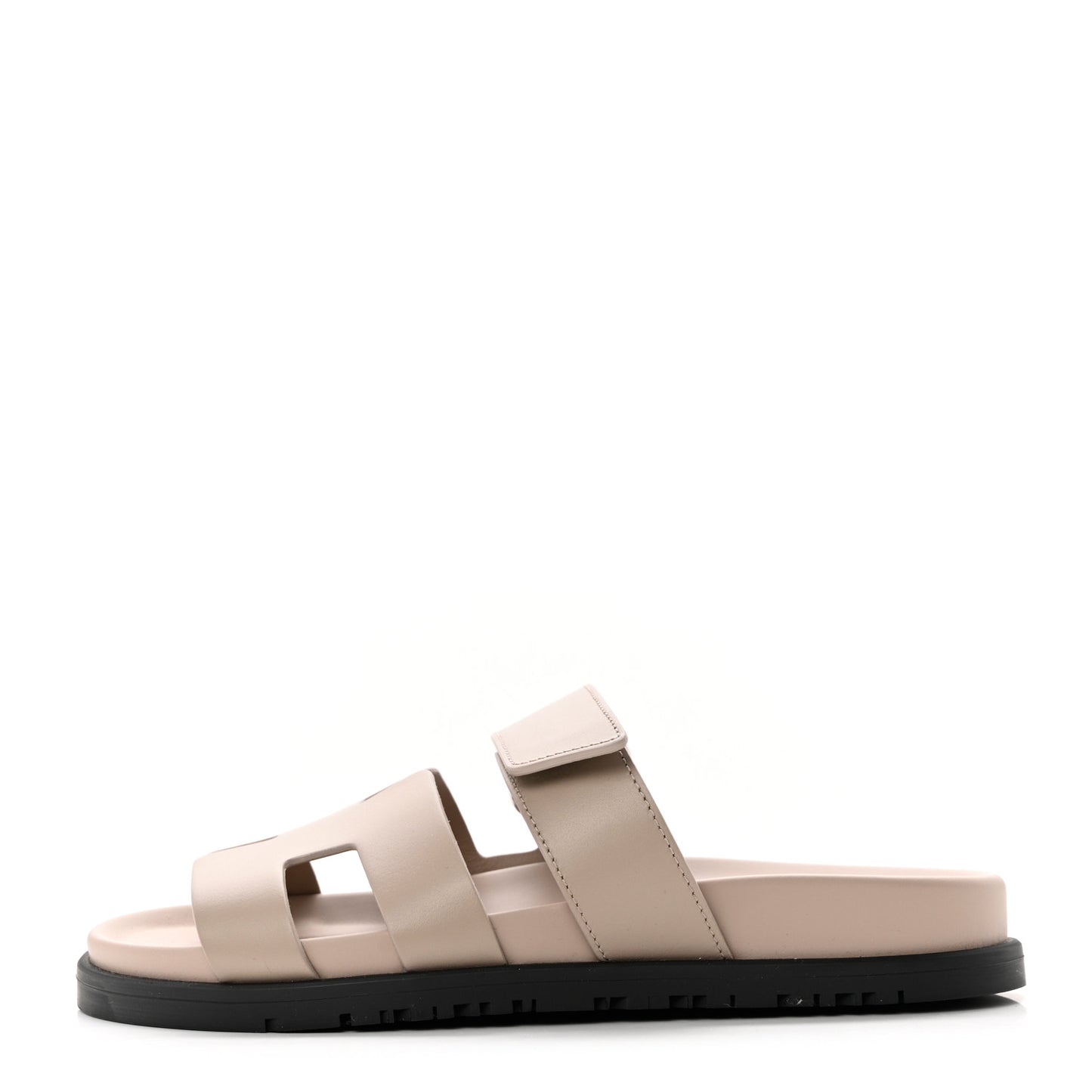 Calfskin Womens Chypre Sandals 36 Beige Mastic