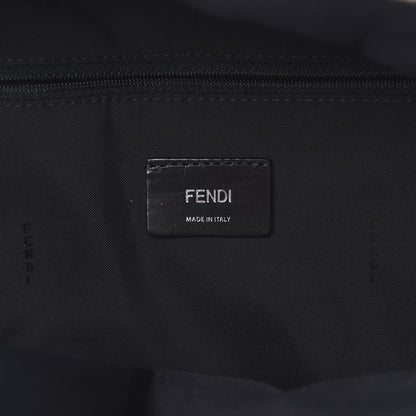 Fendi Nylon Vitello Elite Monster Eyes Rounded Backpack Blue Scuro White Multicolor 5 of 13