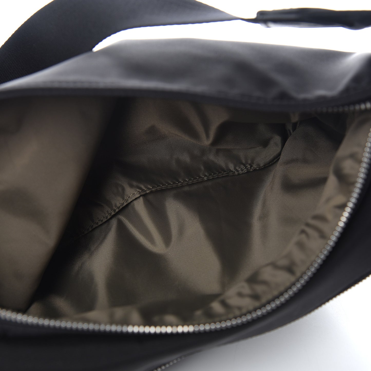 Nylon Downtown Belt Bag Black
