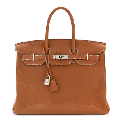 Hermes Togo Birkin 35 Gold 1 of 10